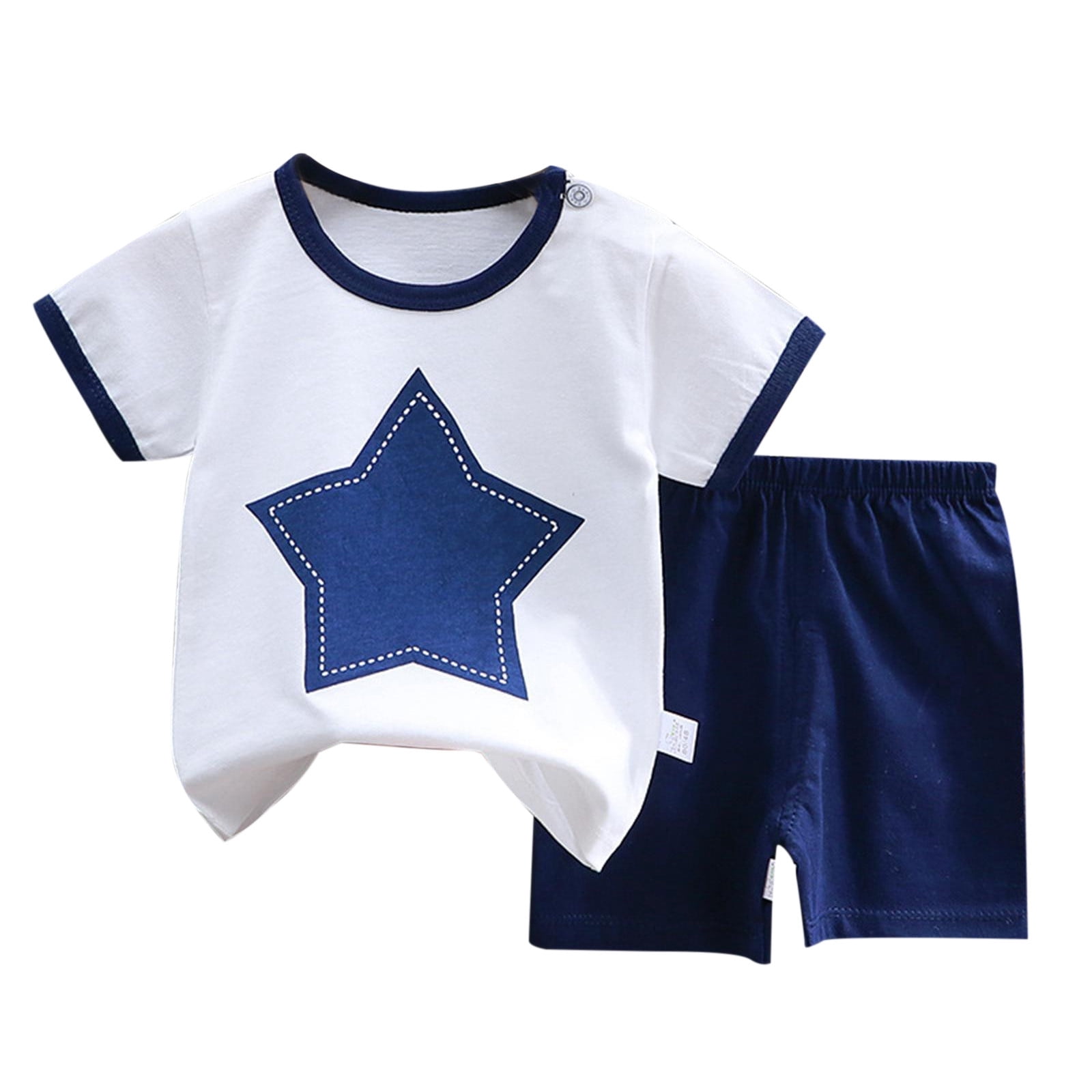 Boys Cotton T-Shirt and Shorts Set