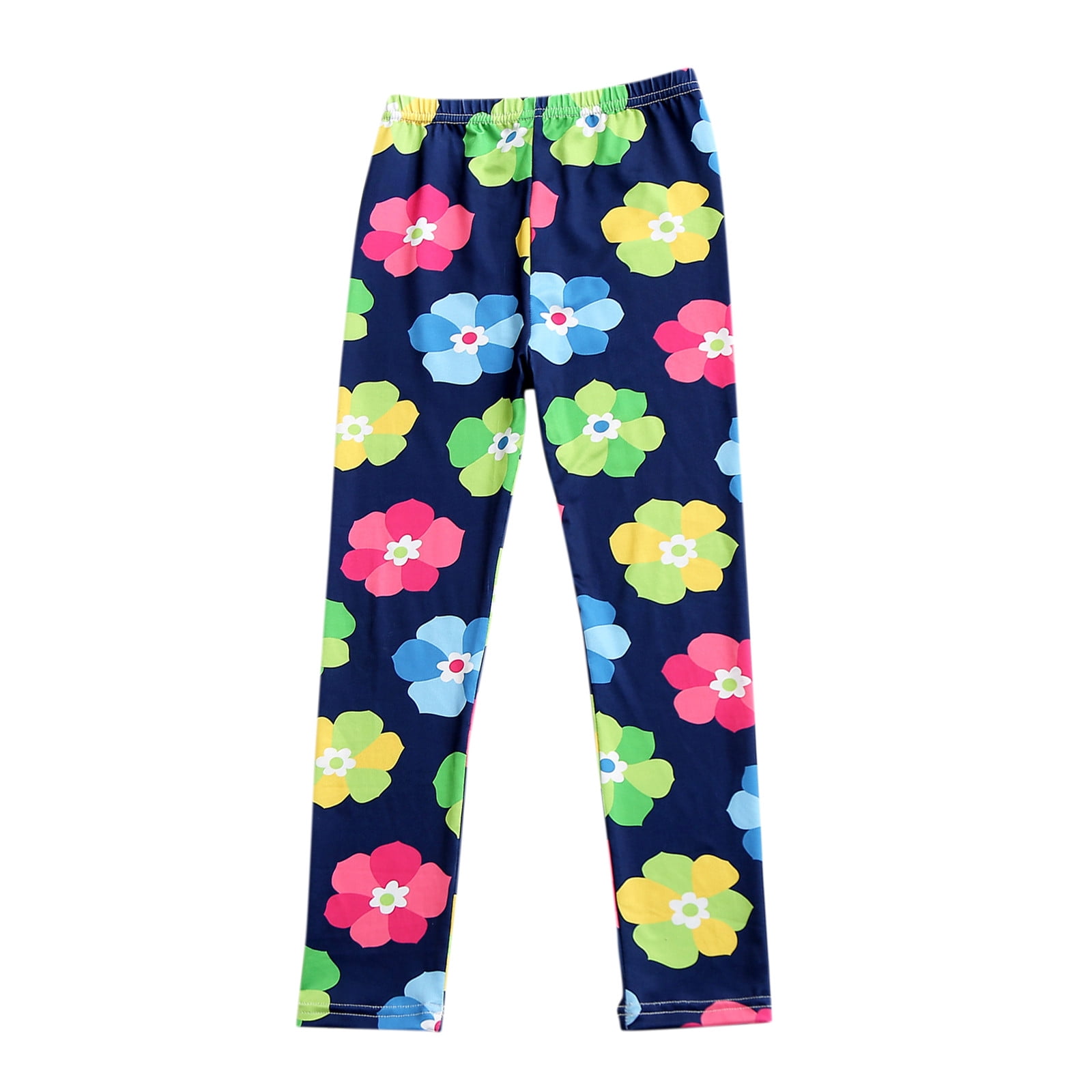 Girls Soft Cotton Stretch Leggings
